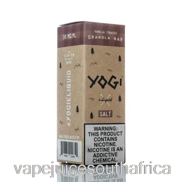 Vape Juice South Africa Vanilla Tobacco Granola Bar - Yogi Salts E-Liquid - 30Ml 50Mg
